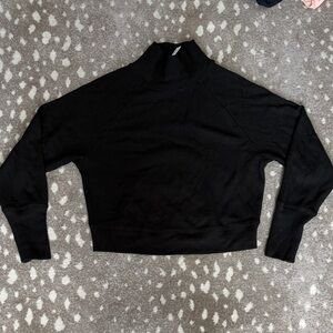 ALO  Waffle Weekend Escape Mock Neck long sleeve